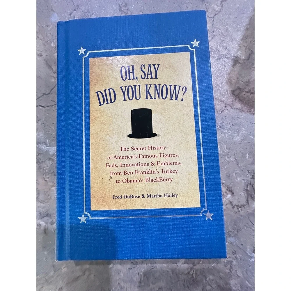 Oh Say Did You Know American History Trivia Book Fred DuBose‎ Reader's Digest HC